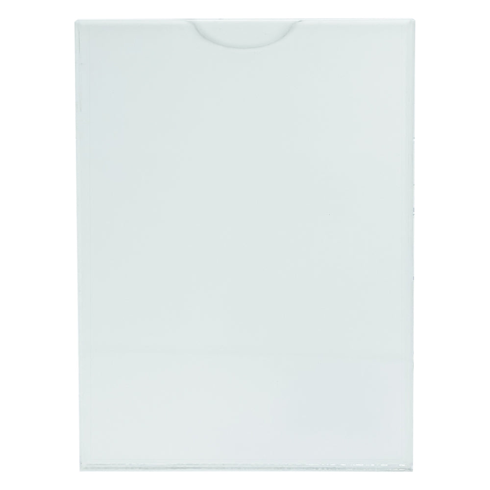 Perspex Pocket (Clear/White Backing A2)