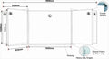 EDUCATIONAL BOARD S/LEAF 1220*910 MAG WHITE LINES/SQUARES