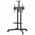 Mobile TV Stand for 32"65" Screens with Adjustable Height & AV Shelf