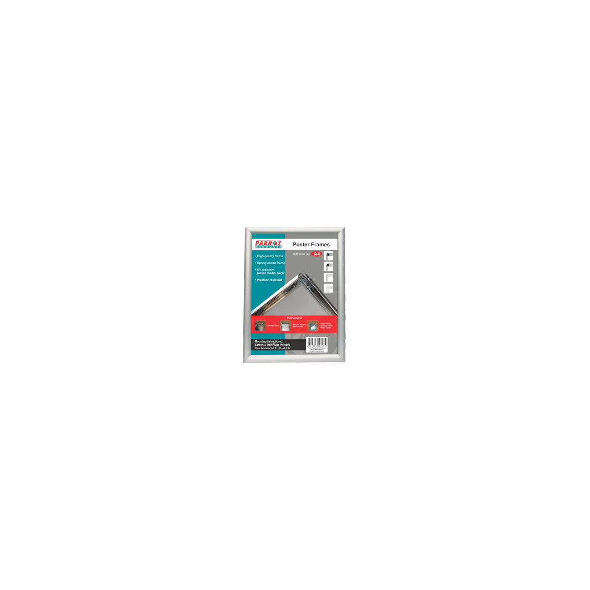 POSTER FRAME A4 330*240MM SINGLE MITRED ECONO