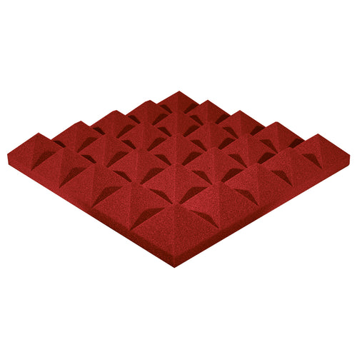 Acoustic Panel Pyramidfoam 500x500mm Red 500x500mm Acoustic Panel - Parrot at JATA KZN Durban