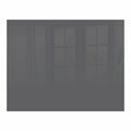 Decorative Glass Wall Tile (898 X 700 X 6mm) Met Gun Metal