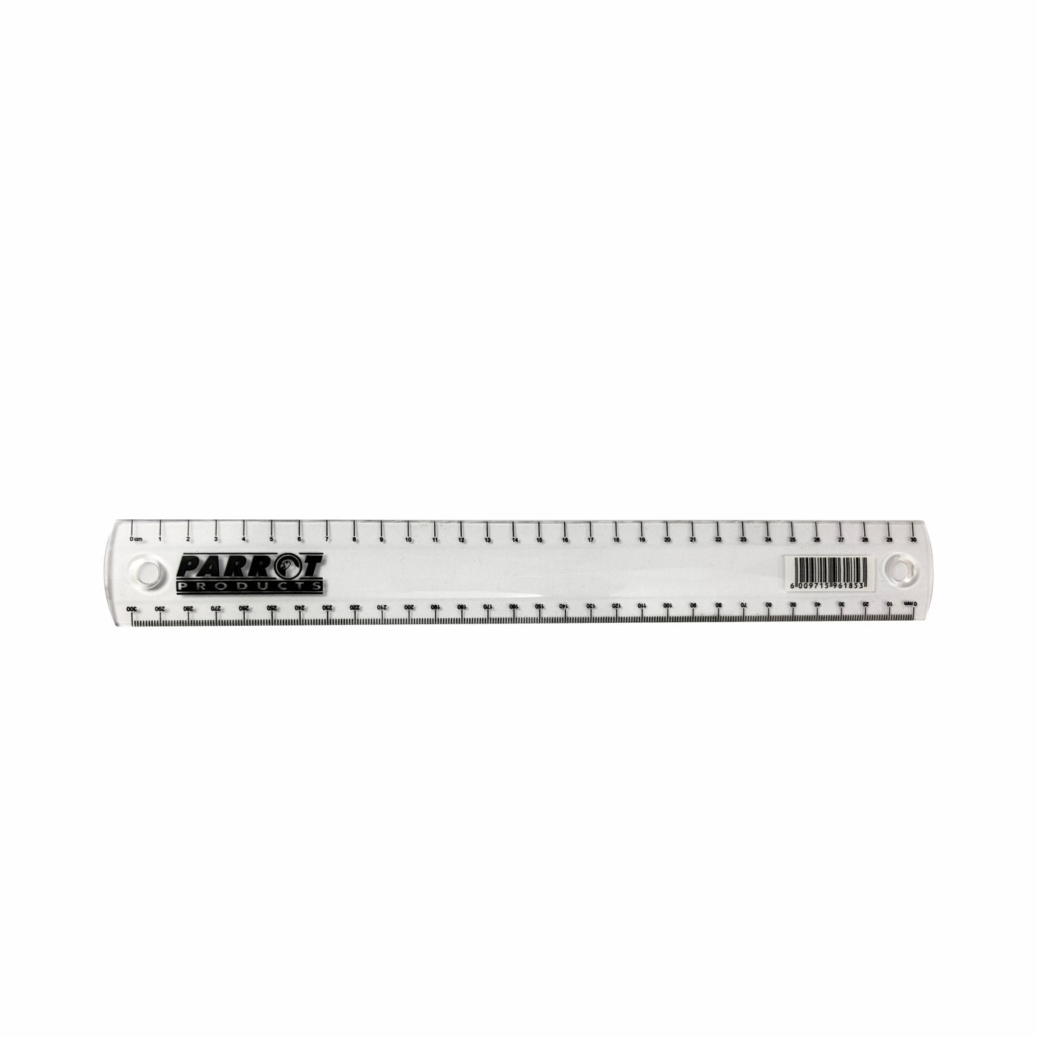 Plastic Ruler 30cm  Clear Metric Measuring Ruler