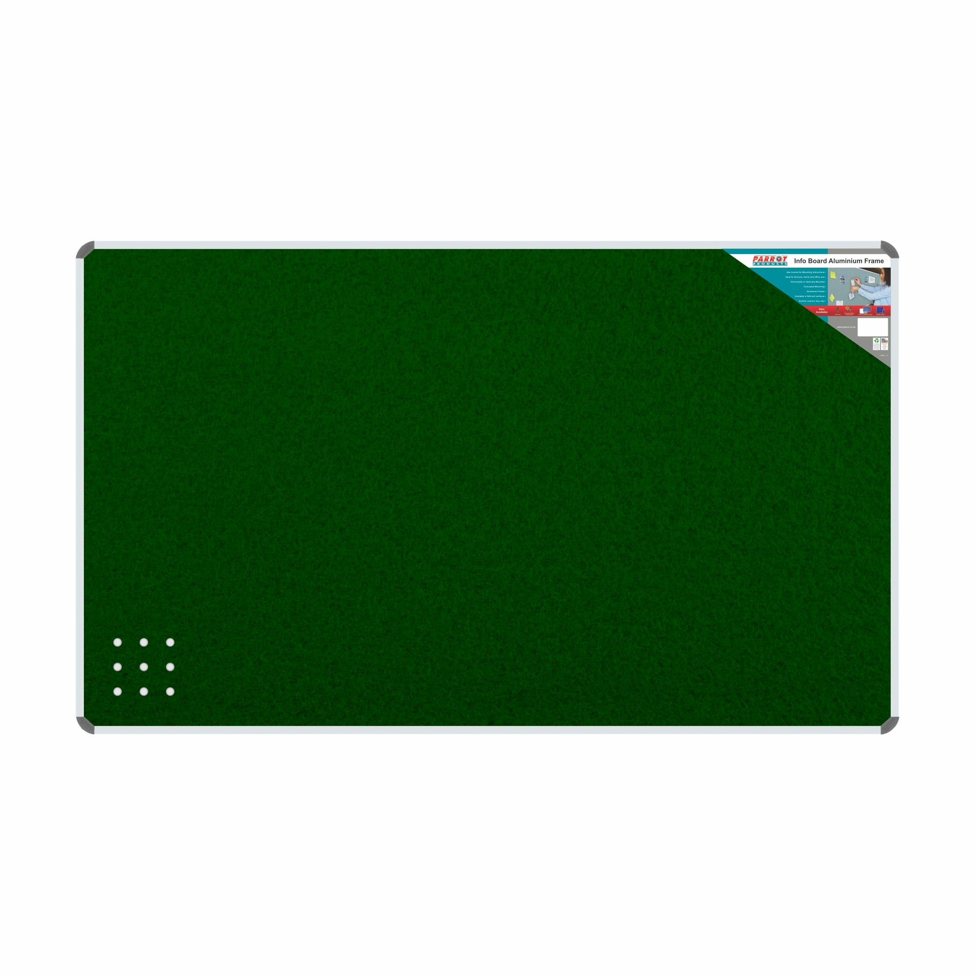 Info Board (Aluminium Frame - 3000*1200mm - Green)