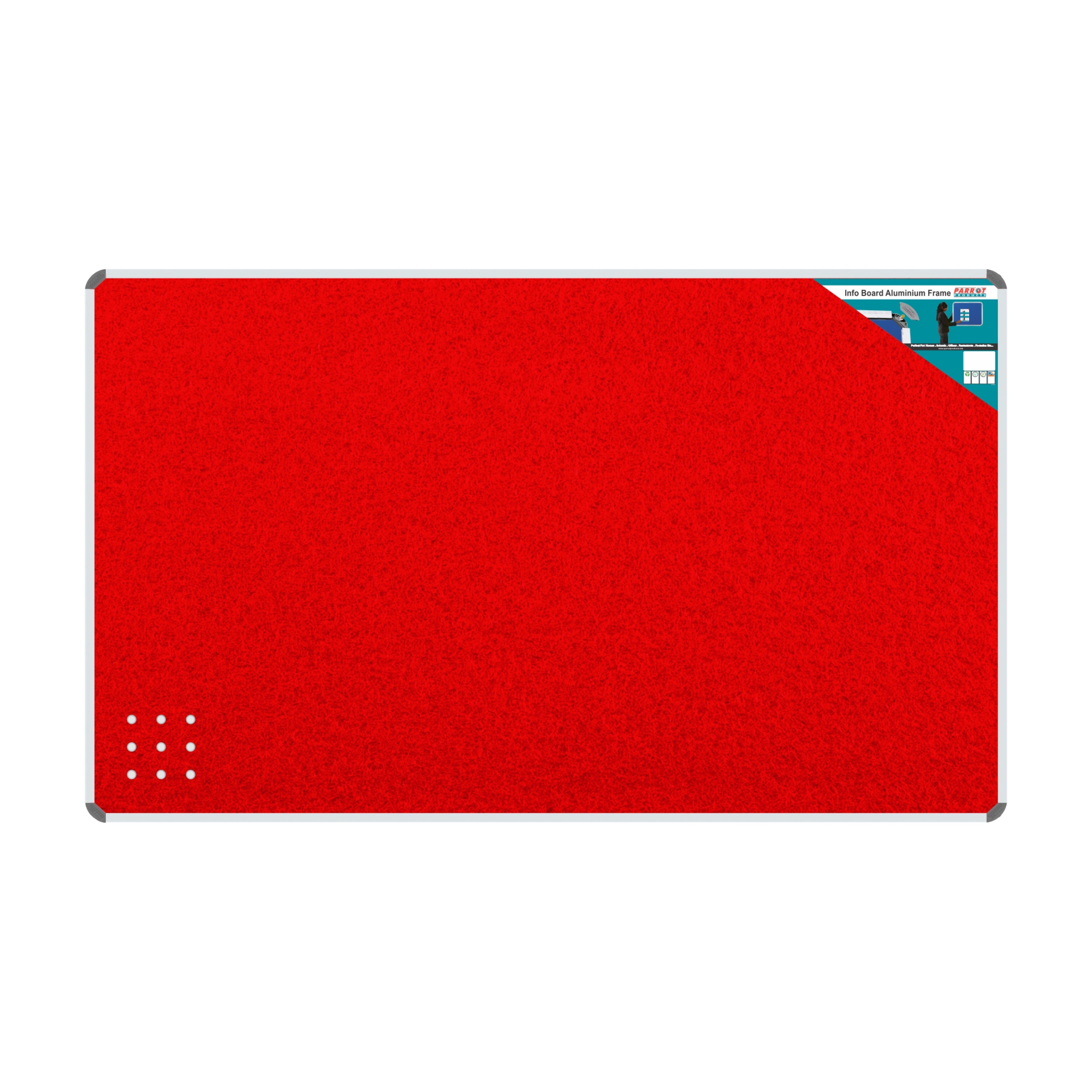 Info Board (Aluminium Frame - 1500*1200mm - Red)