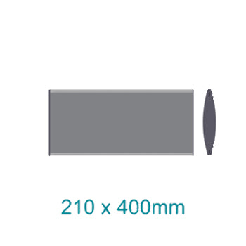 SIGN FRAME 210x400mm DBL SIDED WALL MOUNTED (M)