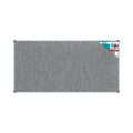 BULLETIN BOARD RIBBED ALUM FRAME 1800*900MM LAUREL Aluminium Frame