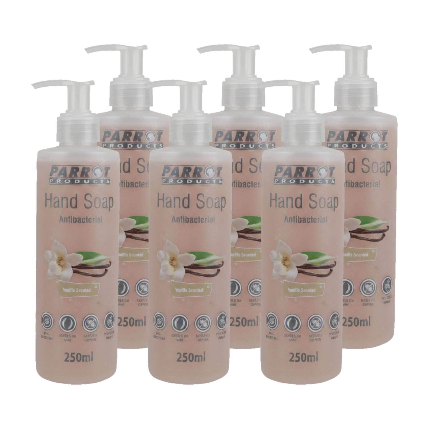JANITORIAL HAND SOAP VANILLA 250ML BOX OF 6