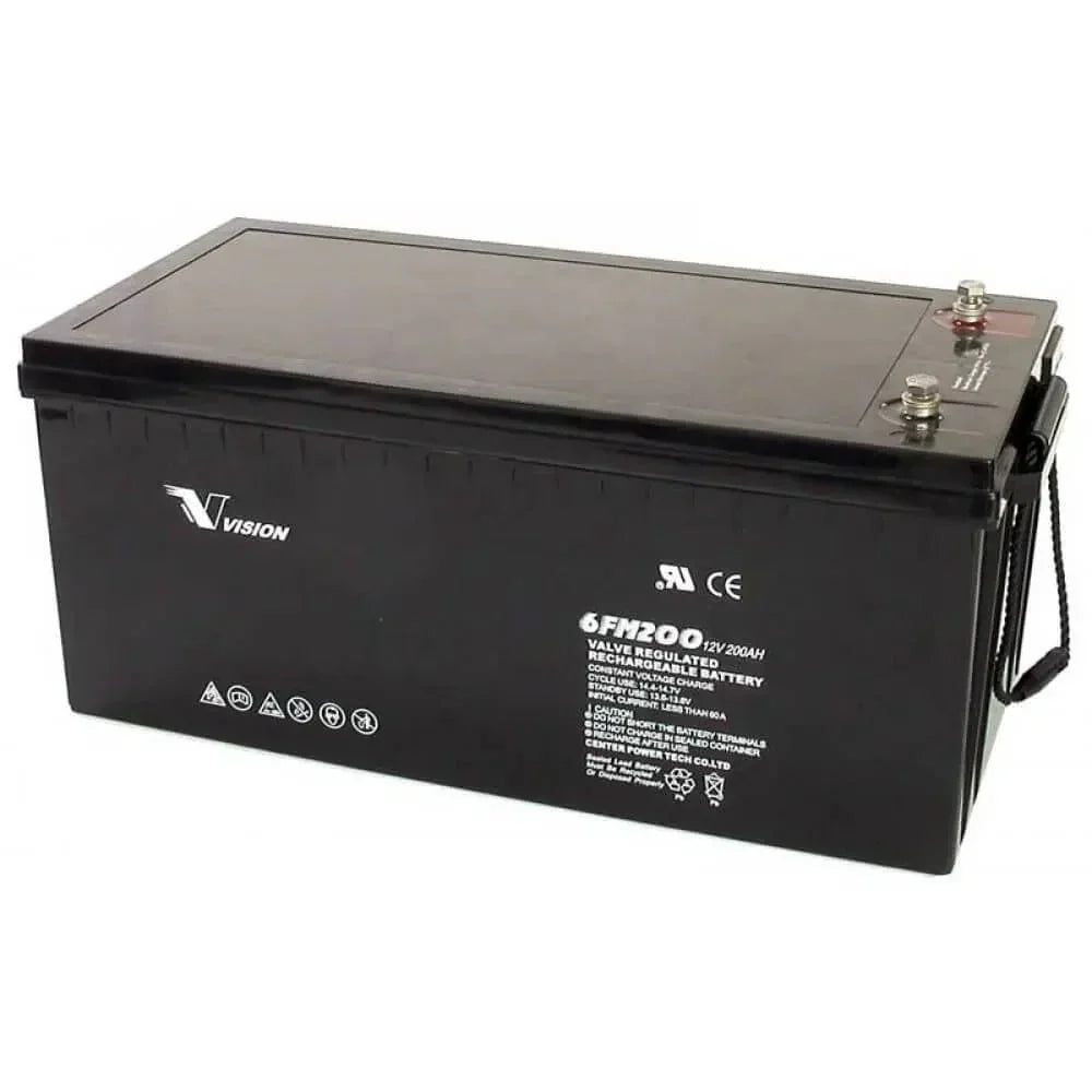 Deep Cycle AGM Battery 200Ah 12V Heavy Duty 6FM200ZX