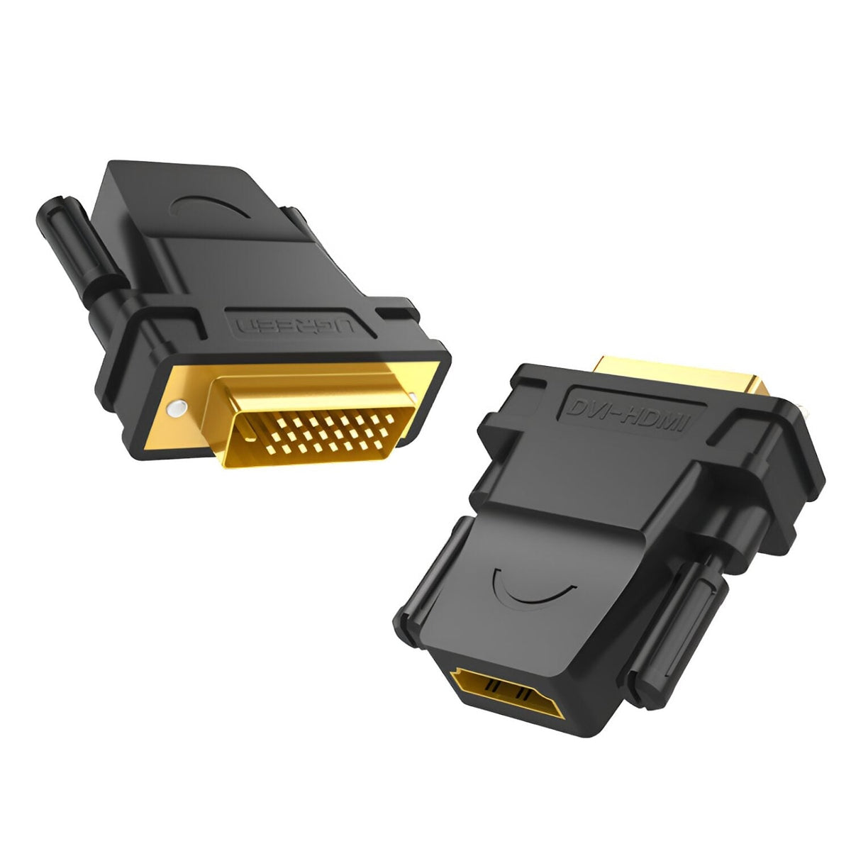 DVI-D to HDMI Adaptor Unidirectional Plug and Play Compact