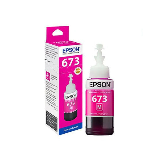 Epson 673 Magenta Ink 70ml For EcoTank L800 L810 L850 L1800