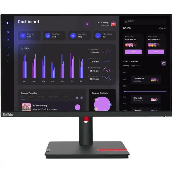 Lenovo ThinkVision T24i-30 23.8-inch FHD IPS Business Monitor