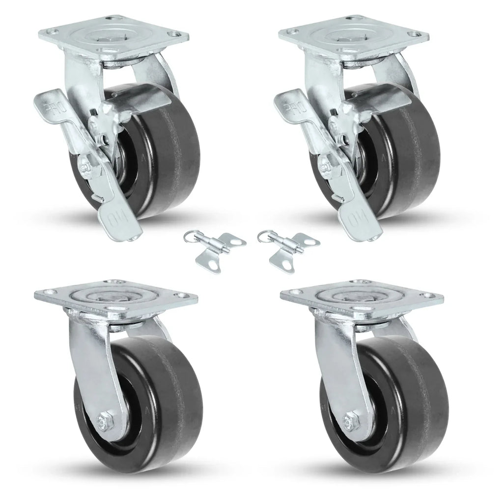 Bat Box Casters / 2x break 2x std