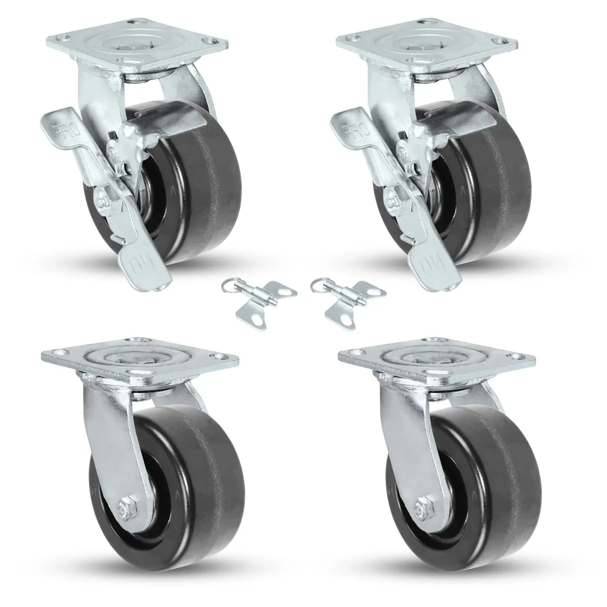Bat Box Casters / 2x break 2x std