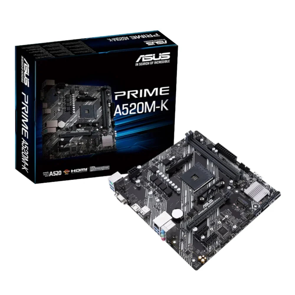 ASUS Prime A520M-K AMD AM4 Micro-ATX Motherboard