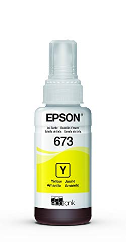 Epson 673 Yellow Ink Bottle 70ml For EcoTank L800 L810