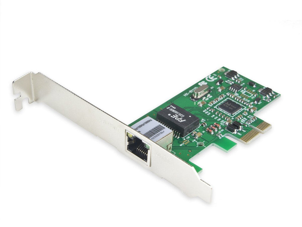 Mecer Gigabit Ethernet PCIe Network Card | 10/100/1000Mbps LAN Adapter with Low Profile Bracket