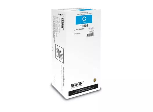 Epson Cyan XXL Ink Supply Unit (WF-R8590, 75,000 Pages)