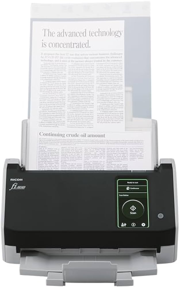 Ricoh A4 40ppm Duplex Workgroup Desktop Scanner USB3.2 RJ45