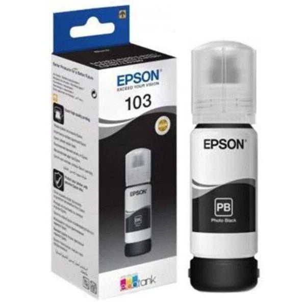 Epson 103 Black Ink Bottle 65ml EcoTank L5190 L3150