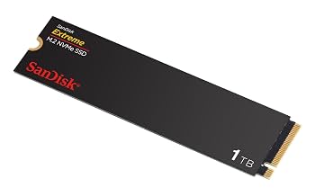 SanDisk Extreme 1TB NVMe M.2 SSD (5150 MB/s Read, 4900 MB/s Write)