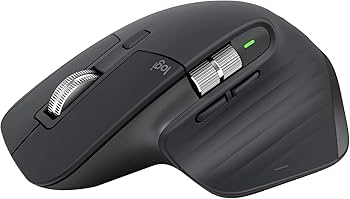 Logitech MX Master 3S Wireless Mouse (Bluetooth, Silent Clicks) - Graphite
