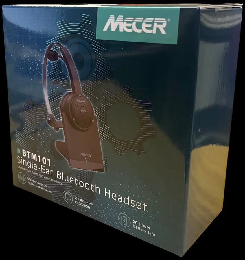 Mecer BT-M101 Wireless Noise Cancelling Bluetooth 5.0 Headphones