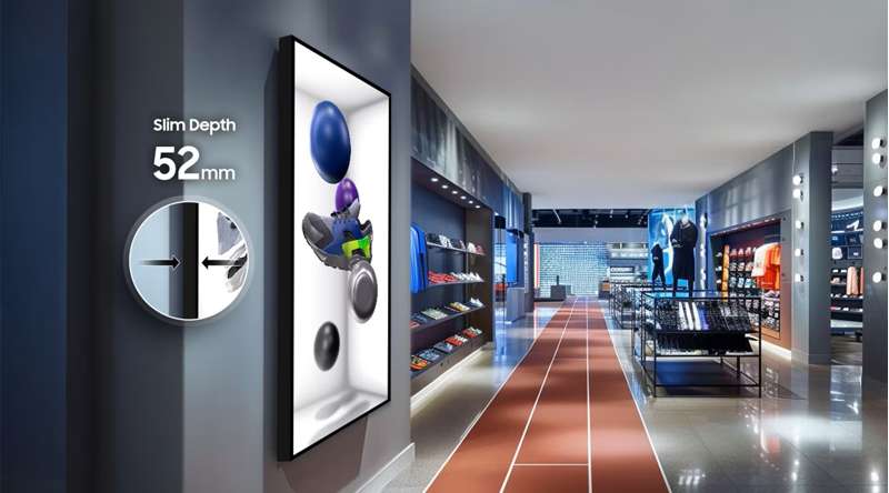Samsung 85" Virtual 3D Spatial Signage UHD Display (500 nit)