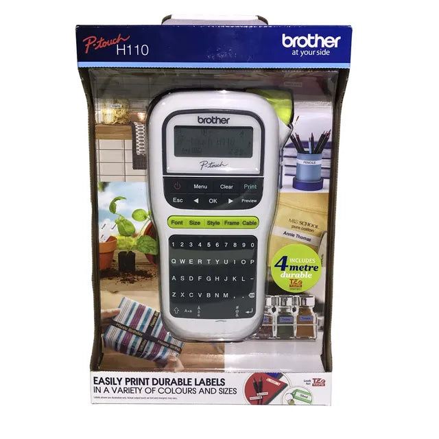 Brother P-Touch PT-H110 Handheld Label Maker for 6-12mm TZe Tapes
