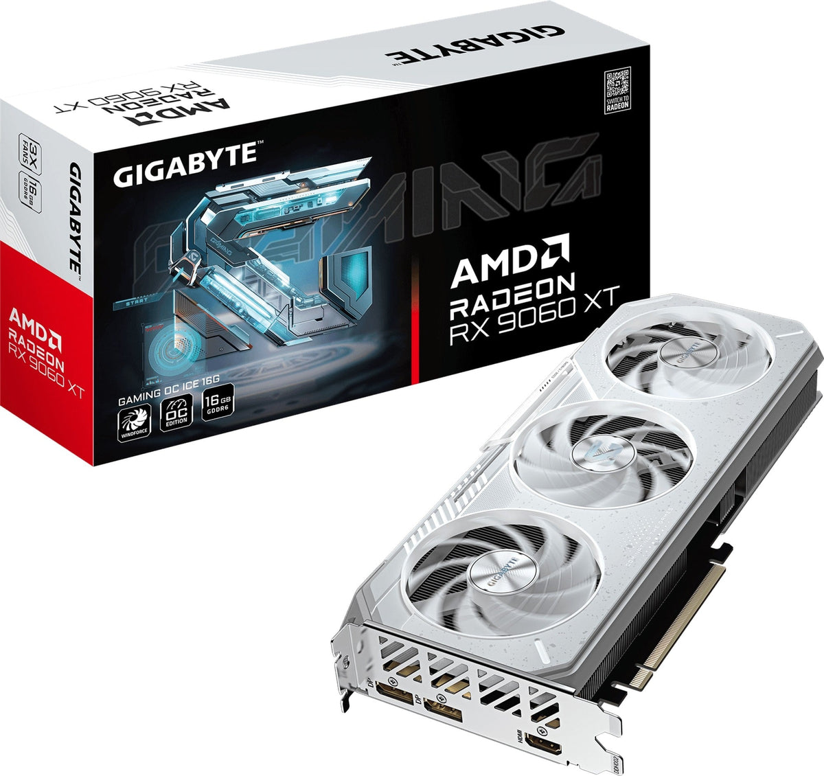 GIGABYTE Radeon RX 9060 XT GAMING OC 16GB GDDR6 Graphics Card