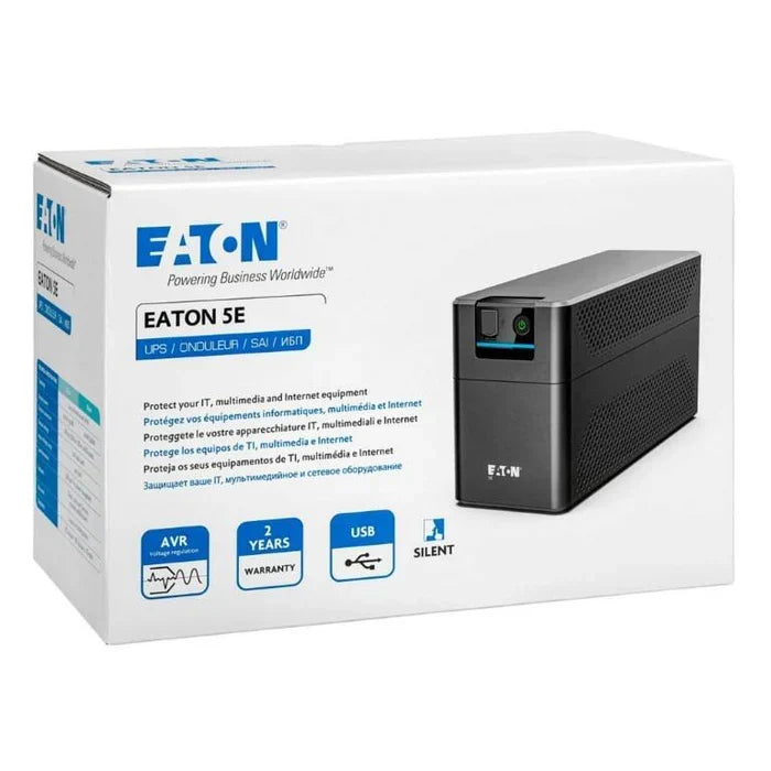 Eaton 5E 900 USB IEC G2 UPS Tower AVR 900VA For Office