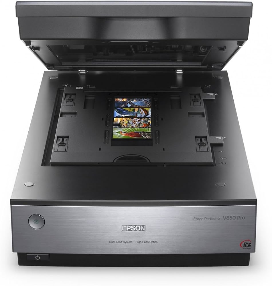 Epson A4 Flatbed USB Scanner 6400x9600 DPI Film And Slides