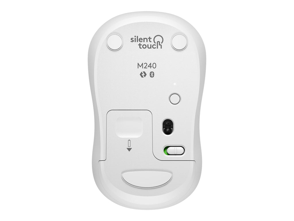 Logitech M240 Wireless Bluetooth Compact Mouse Off White