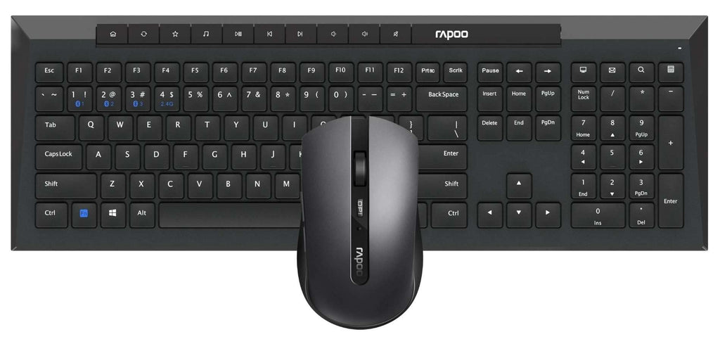 8210M Multi Mode Wireless Keyboard And Mouse Combo Pro