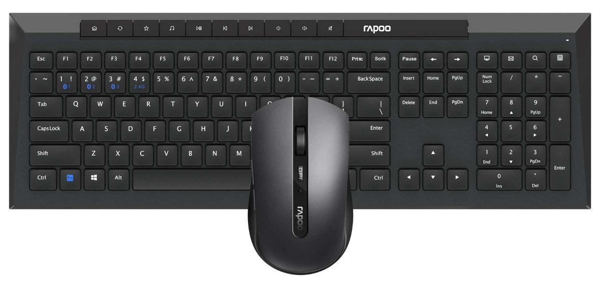 8210M Multi Mode Wireless Keyboard And Mouse Combo Pro