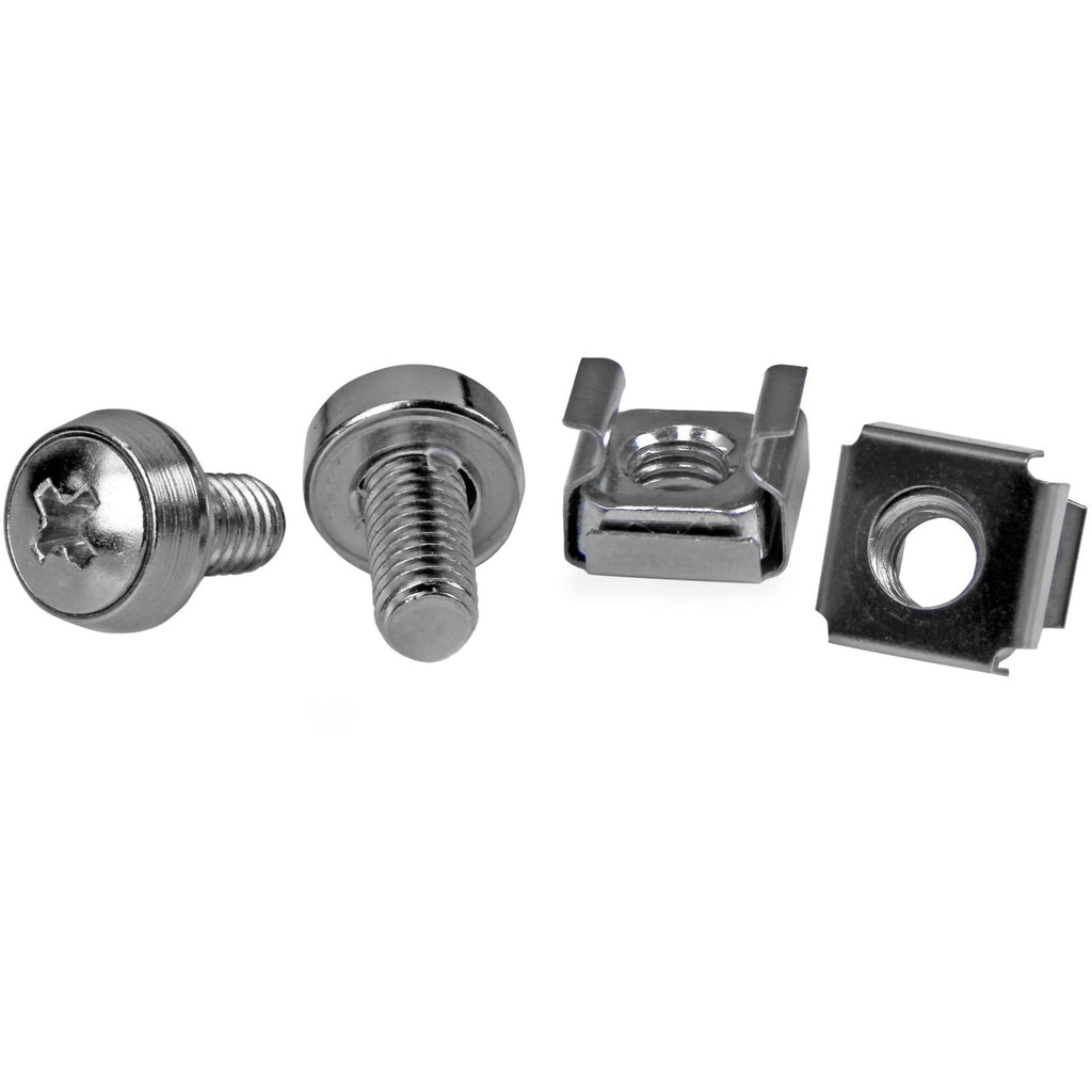 M6 Server Rack Screws and Cage Nuts (10-Pack)
