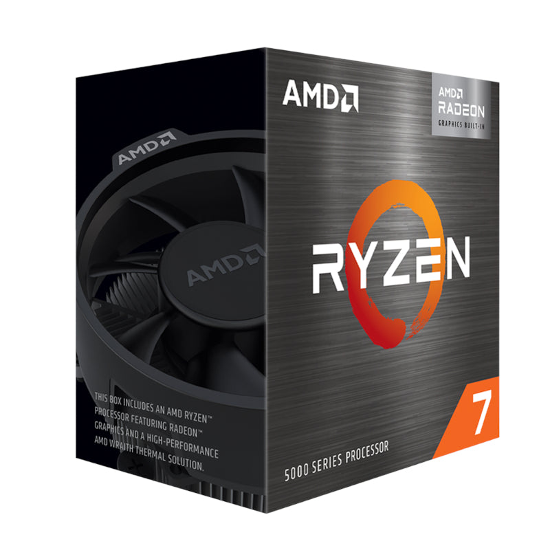 AMD Ryzen 7 5700G 8-Core 16-Thread AM4 Desktop Processor with Radeon Graphics
