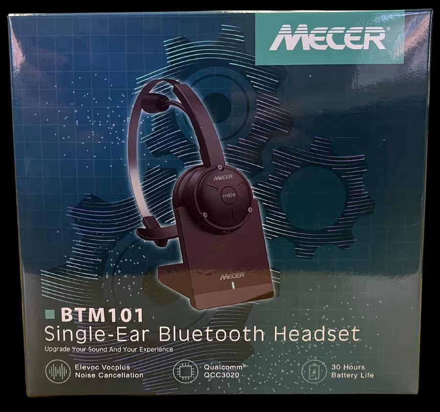 Mecer BT-M101 Wireless Noise Cancelling Bluetooth 5.0 Headphones