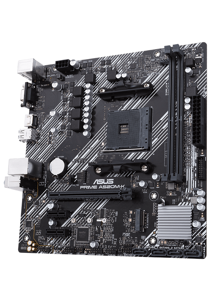 ASUS Prime A520M-K AMD AM4 Micro-ATX Motherboard