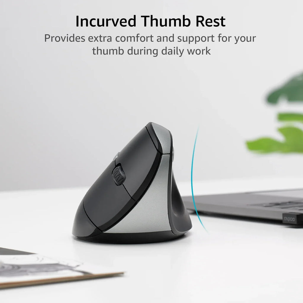 EV250 Ergo Wireless Optical Mouse For Comfortable Daily Use