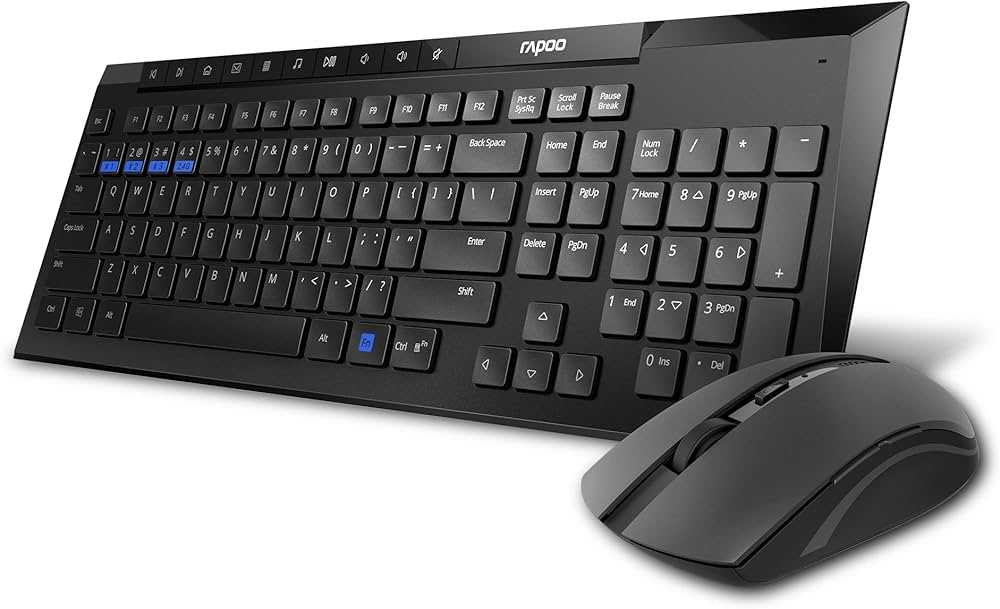 8210M Multi Mode Wireless Keyboard And Mouse Combo Pro