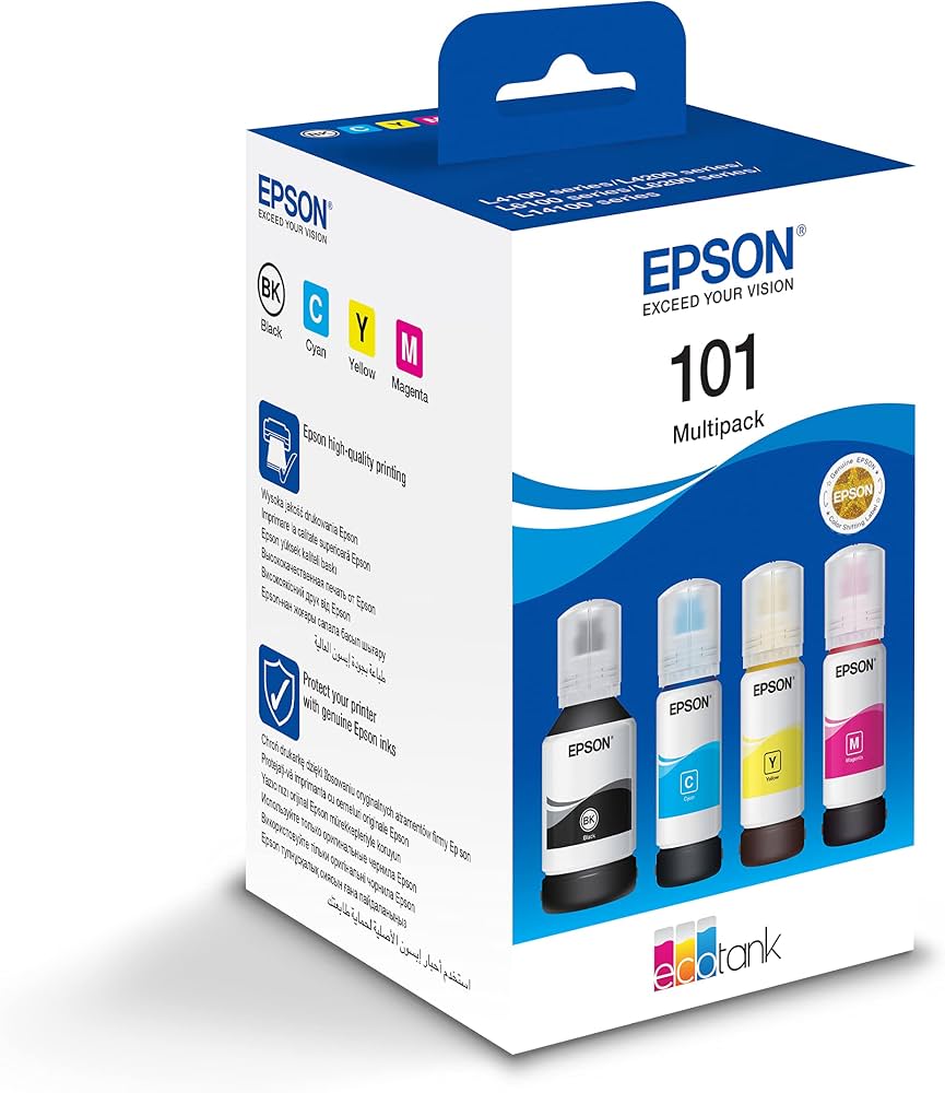Epson 101 Ink Bottles Multipack 260ml (total) 7500 pages