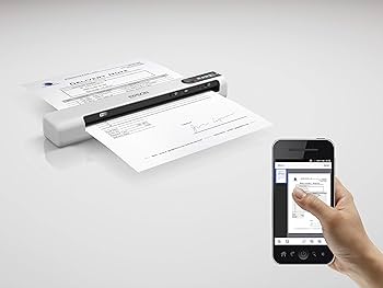 Epson WorkForce DS-80W Portable A4 Document Scanner (Wi-Fi, 15ppm)