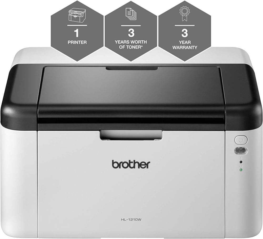 Brother HL1210W Monochrome Printer With 3 Year Warranty
