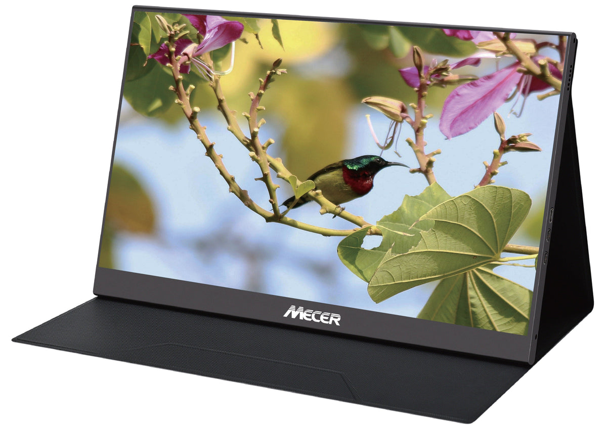 Mecer GH156S 15.6" Full HD IPS Portable USB-C Monitor with Smart Cover