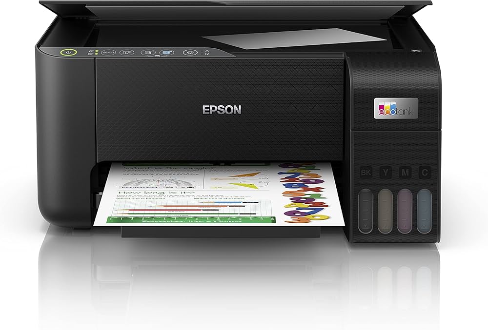 Epson 33ppm Mono 15ppm Colour A4 Print Scan Copy USB Wi-Fi/Wi-Fi Direct Ethernet ManualDuplexPrint w/3.7cm LCD Screen incl 1 set of ink (2 x Black)
