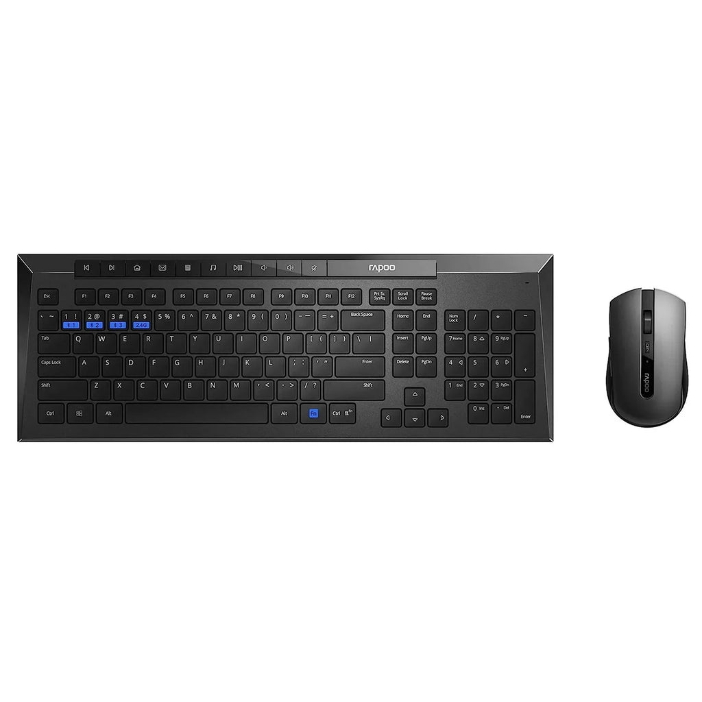 8210M Multi Mode Wireless Keyboard And Mouse Combo Pro