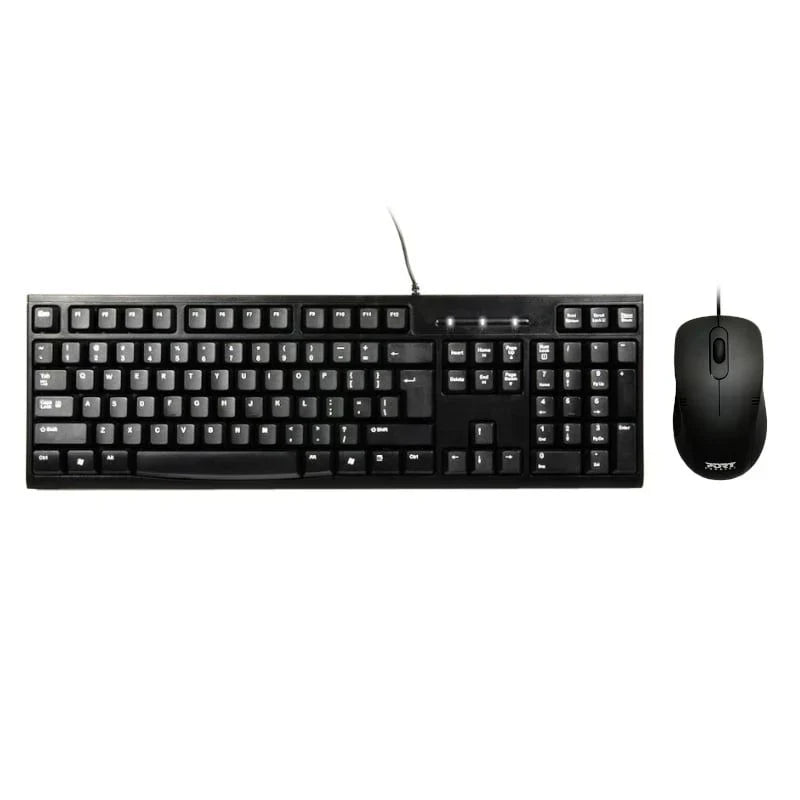 MECER Black USB Slim Keyboard Copilot Wired Plug And Play