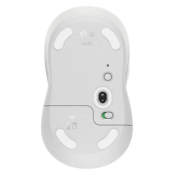 Logitech M650 Signature Wireless Mouse Off White Bluetooth