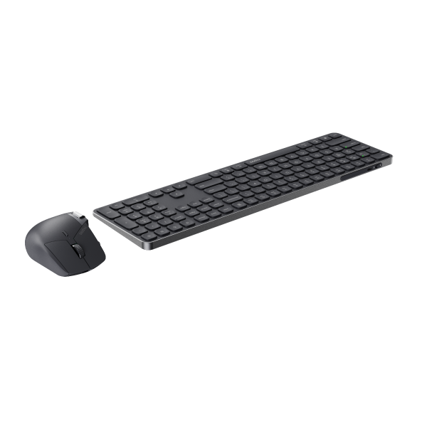 Rapoo 9560M Multi-Mode Ultra-Slim Wireless Desktop Set